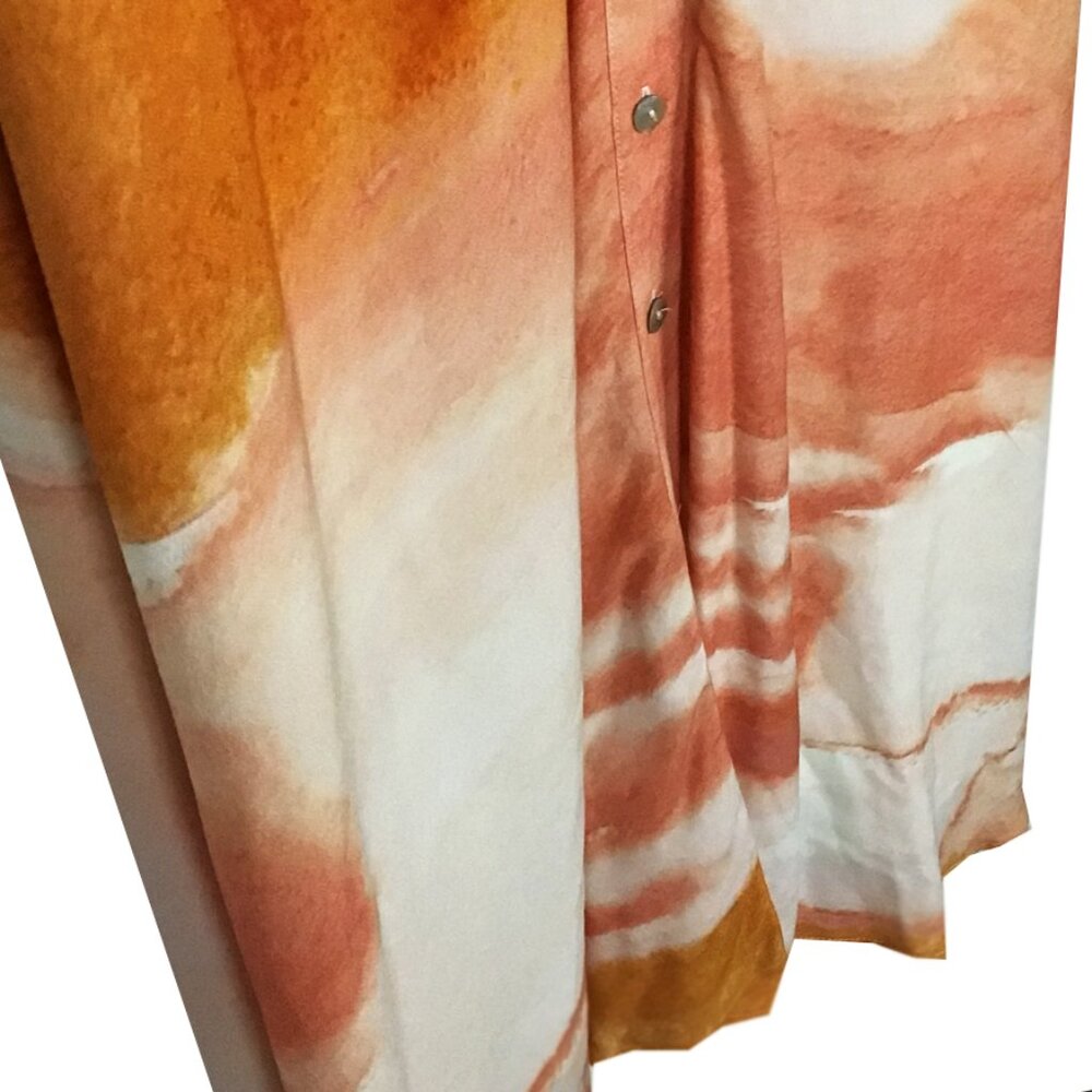 Dolan Anthropologie Cora Tie Dye Midi Dress - Picture 6 of 13